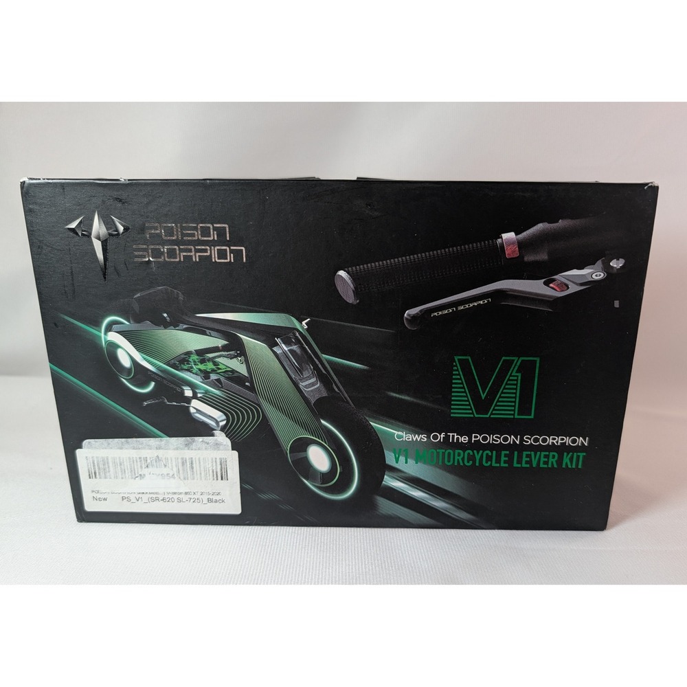 Poison Scorpion V1 Motorcycle Lever Kit Black PS_V1 SR-620 SL-725 V-Strom 650 XT